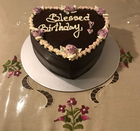 Belated birthday cake for a friend 