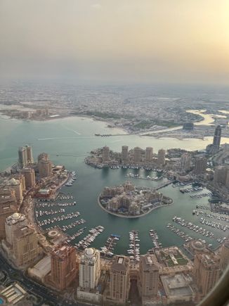 The Pearl Qatar, approach into DOH