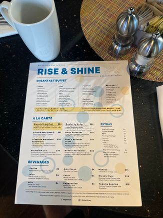 Can order a la carte here, but not very exciting….