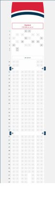 Sorry-Actually looks like they are flying a 763 from EWR to FCO. Premium looks more like a business configuration? 