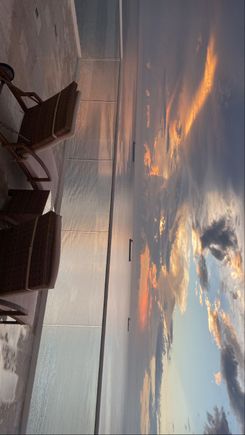 Nice sunset views from balcony 