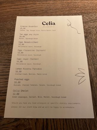 Hot items à la carte