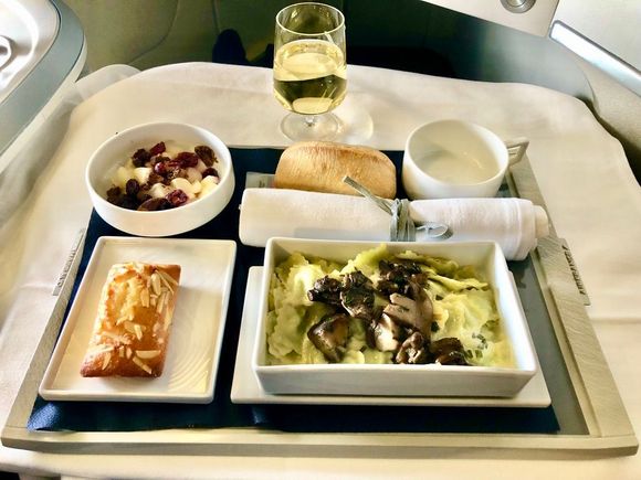 Pre-arrival meal Ravioles