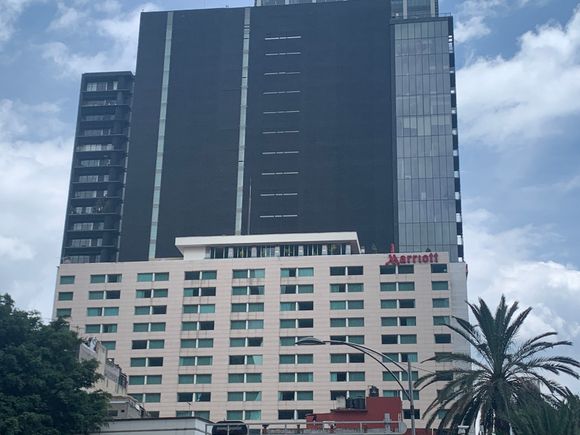 If you room faces the other side, your view is the black wall from the building on the other side. 
