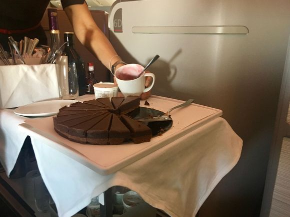 Scrumptious fondant chocolate cake