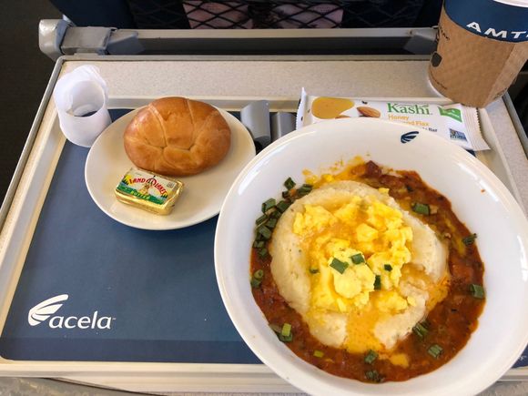 Creole Breakfast - Lots of flavor and served hot.