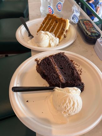 The carrot cake was amazing!