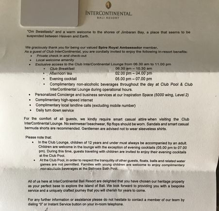 Club welcome letter