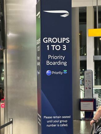 Noticed a potential mismatch with this new sign. Groups 1-3 but only oneworld emerald or sapphire underneath. Wonder why “ruby” is missing. Wonder if this is a mistake or whether we will see another change  to ruby like with the new check-in arrangement. 