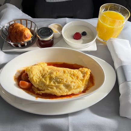 Great breakfast overall. I loved the fresh orange juice 