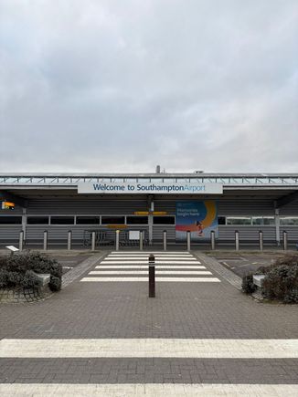 View from the car park exit 