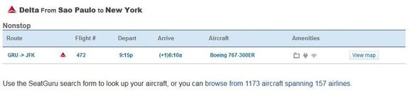 seatguru has it a 767