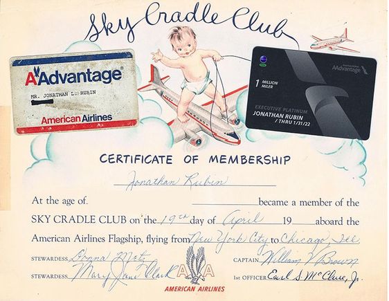 Celebrating my 65th Anniversary of my first AA flight.