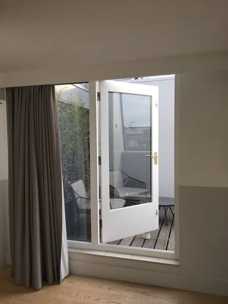 Terrace is adjacent to living area