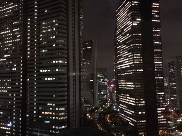 Here was my view from the Hilton Shinjuku