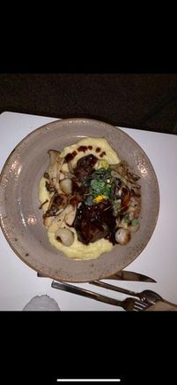 Steak and mashed