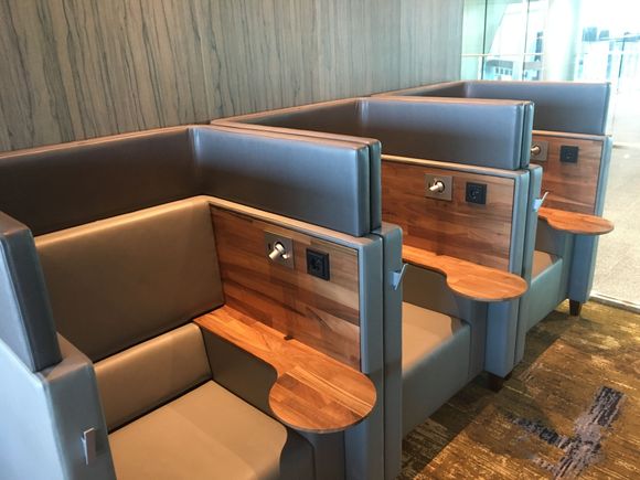 Private working booths 