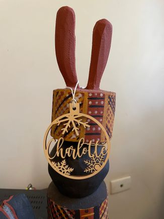 Ornament- hanging on my pukumani pole