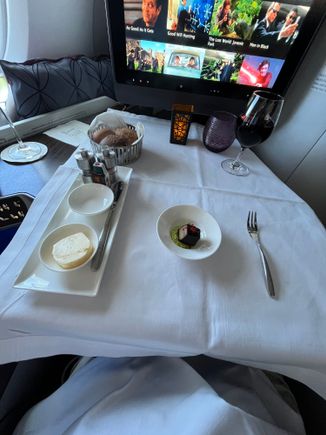 Amuse bouche from LHR - DOH