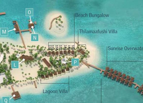 Beach Bungalow Villa Numbers