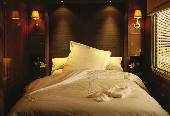 South Africa's Blue Train Deluxe Bedroom