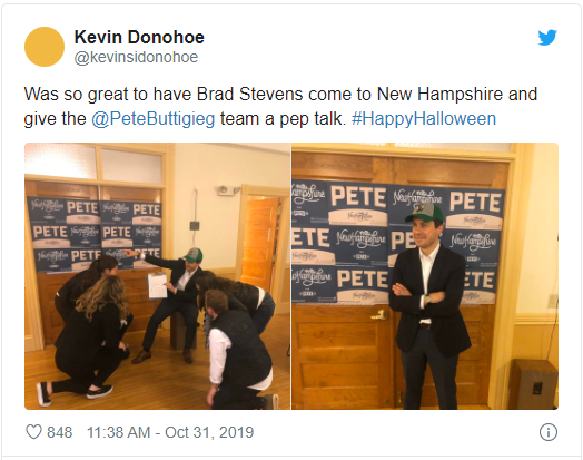 Boston Celtics head coach Brad Stevens!