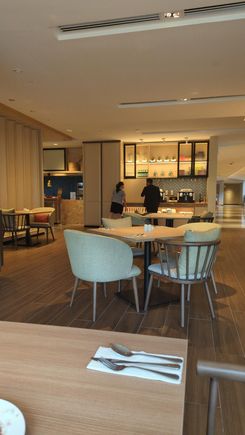 Breakfast at Kuang's Café - seating