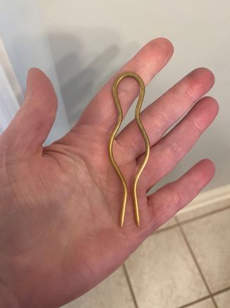 A classic hair pin bought on Etsy. When I was in Ireland, I used this every day and didn’t have to worry about the frizz. 