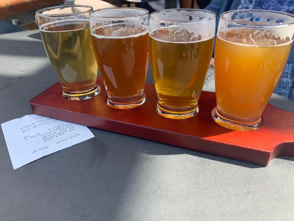 Pilsner, Pale Ale, Woodland IPA, Storyteller IPA 