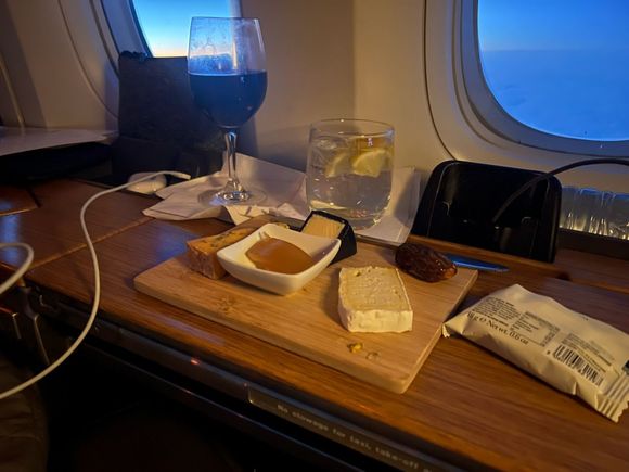 
Mid flight cheese board. No way this is introduced, but it would be great to have the option of bread on the side. 