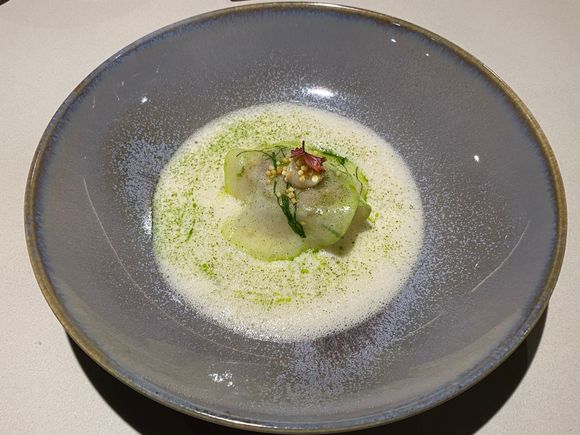 There is a scallop hidden beneath 