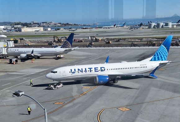This photo was taken from the Sky Terrace, which is open from Friday - Sunday.  You get an excellent view of planes taking off on the N/W runway.