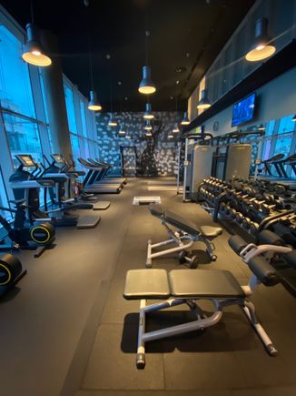 The gym, a centre of athletic excellence.