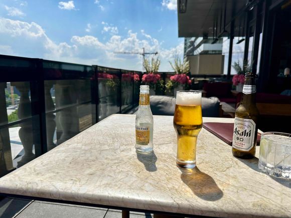 Terrace area of Writers Room Bar