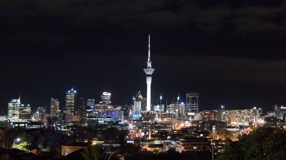 Auckland at night