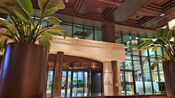Grand entrance.