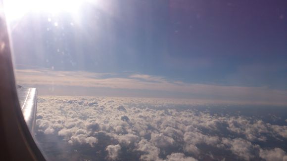 Flying to Japan