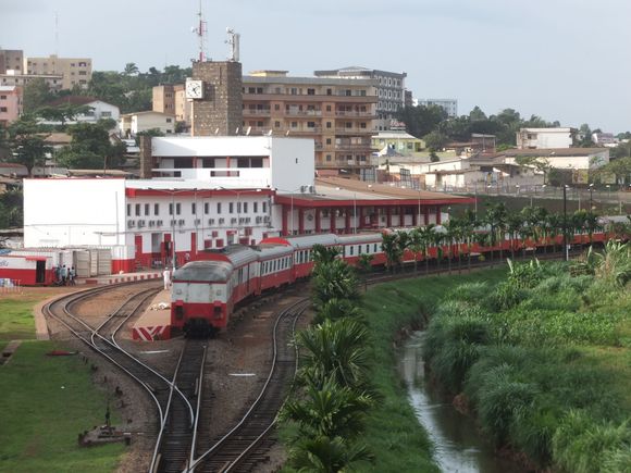Cameroon is a very long country.  Rail was interesting