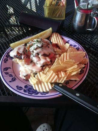 Hot Brown for breakfast. 