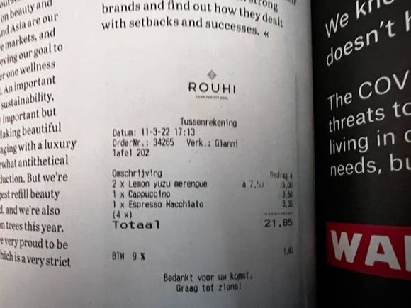 This was in the June edition, dated March 11th