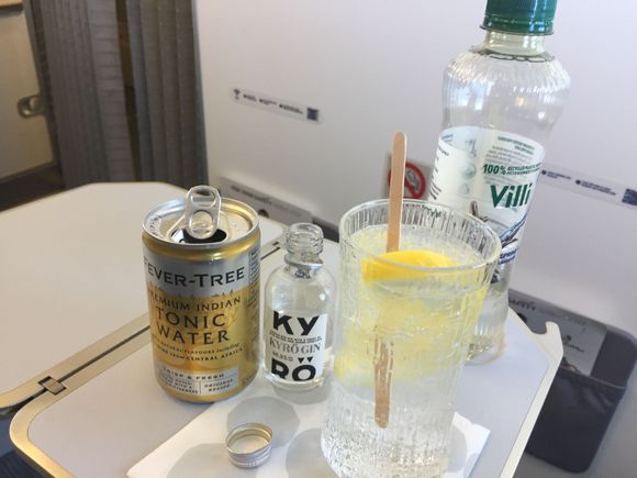 What a opposite experience for yesterday. Charming lady head of cabin, got Nice welcome talk, two pre-meal drinks and made you feel welcome. She was looking forward working from London. They are 6 days a time and not voluntary. No info about German flights yet