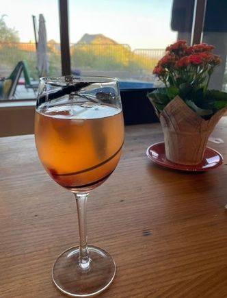 Home made white sangria. 
