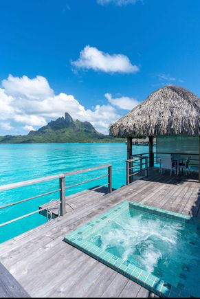 Premier Mt Otemanu Overwater Villa with whirlpool