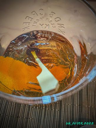 After previous night’s cancellation, and having to deal with getting another Covid test (mine was expired due to the flight cancellation), the first thing to do was to order a double Old Fashioned when I got to the lounge