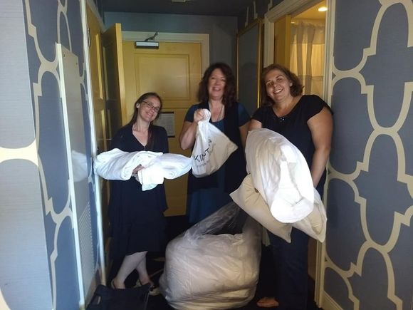 Our large bag of "forgotten" items