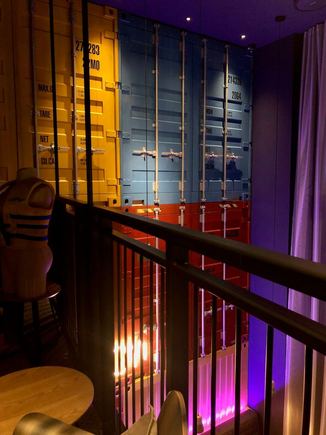 I liked the local reference to shipping and port life done with some colour to make it different to other hotels