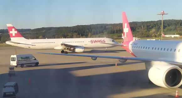 SWISS aircraft movements at ZRH airport 