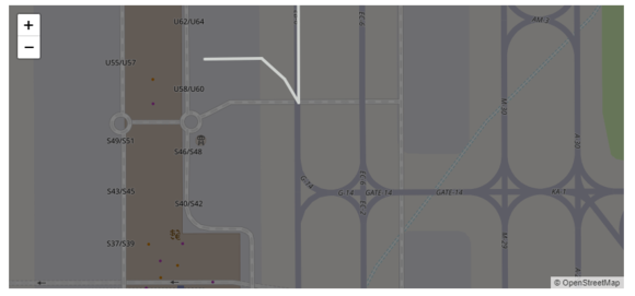Flight map of my flight