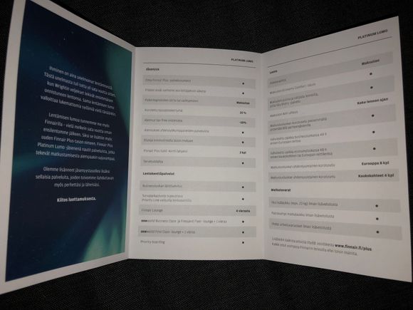 Insert included with Lumo card