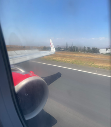 Landing at SCL